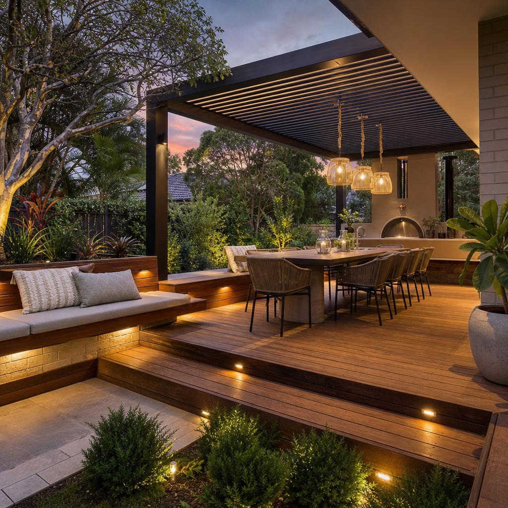 Deck and outdoor living renovation Melbourne