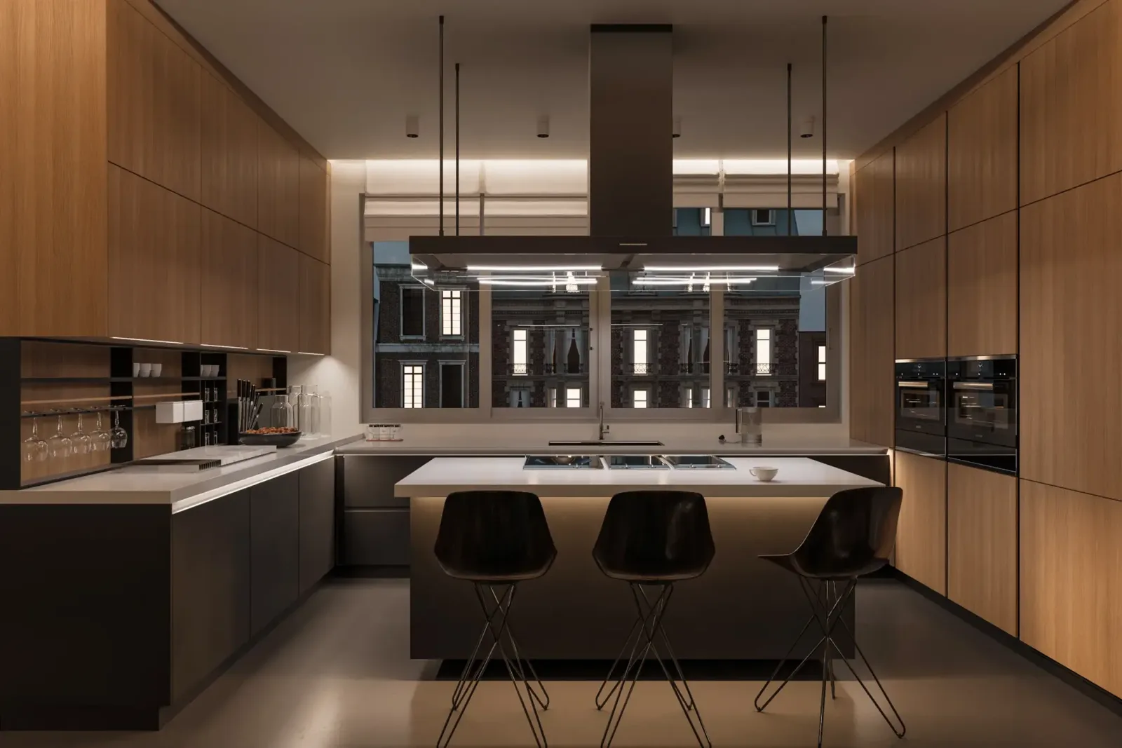 Modern timber kitchen with island bench, kitchen renovations Broadmeadows