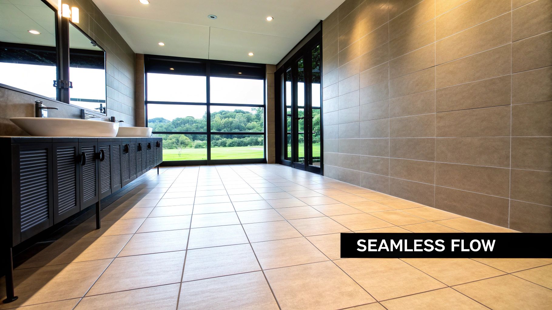 Large Format Bathroom Tiles