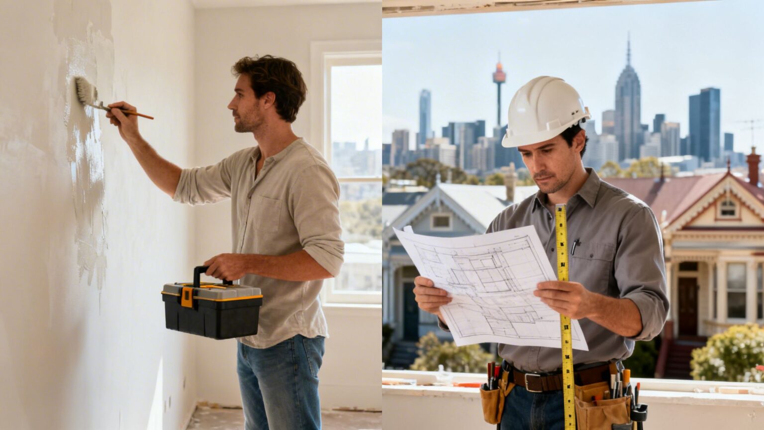 DIY vs Professional Renovations: What Melbourne Homeowners Can and Can’t Do