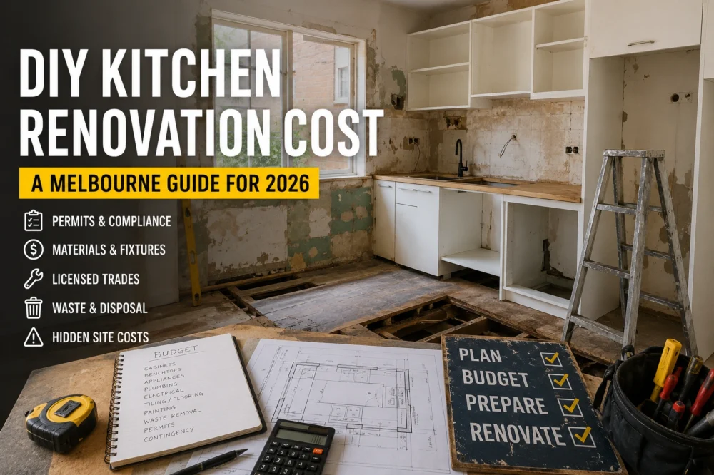 DIY Kitchen Renovation Cost A Melbourne Guide for 2026